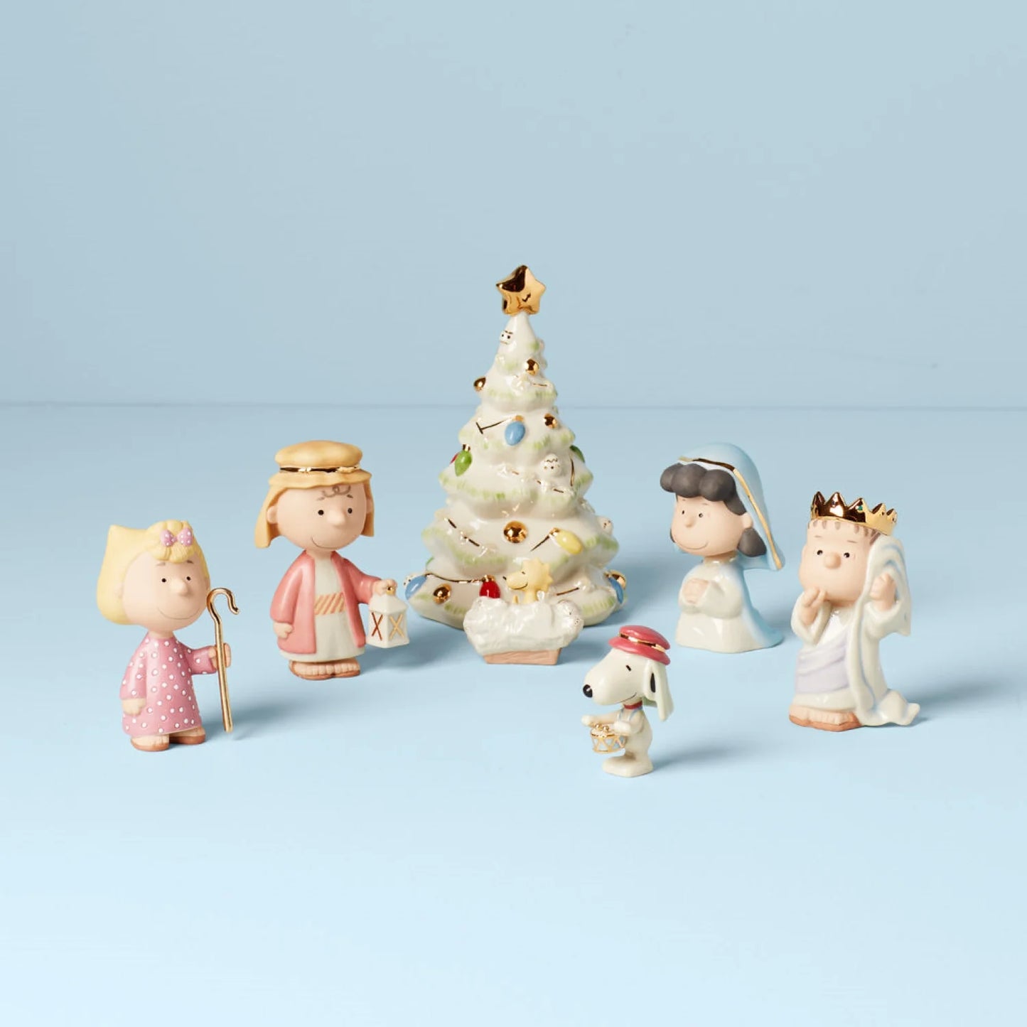 Peanuts 7-Piece Christmas Pageant Figurines