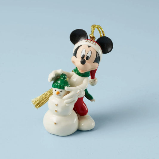 Lenox Disney 2023 Mickey & Snowman Ornament