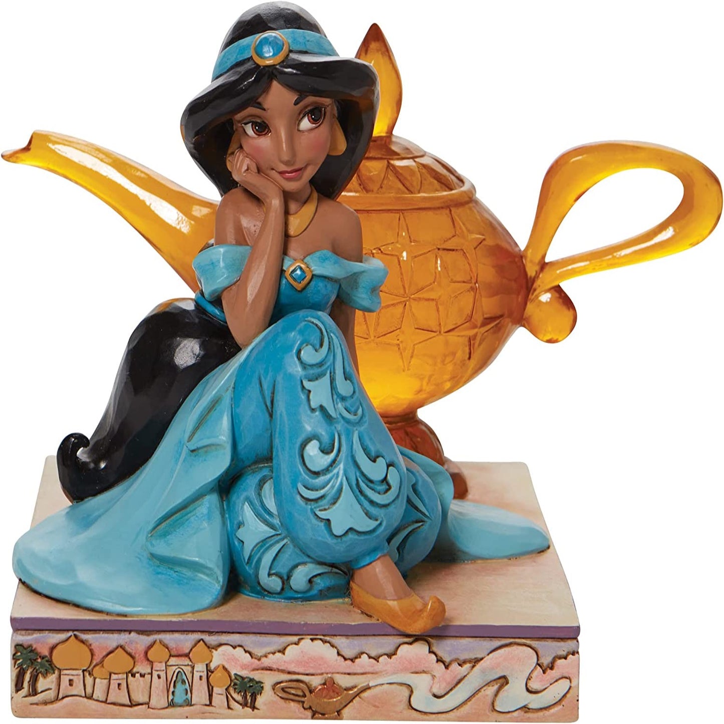Jim Shore Disney Traditions Jasmine & Genie Lamp