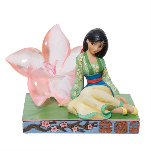Jim Shore Disney Traditions Collection Mulan A Rare and Beautiful Bloom