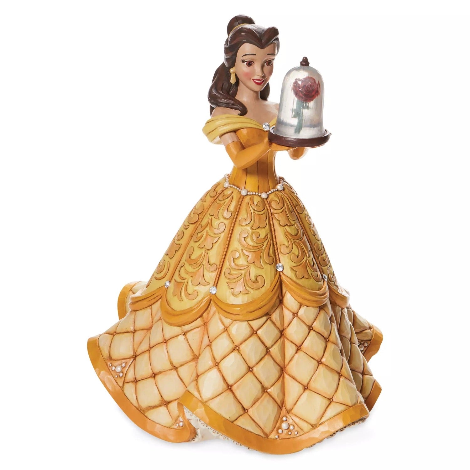 Disney Jim Shore Beauty and the Beast Belle Deluxe A Rare Rose No1collectibles Disney Jim Shore Beauty and the Beast Belle Deluxe A Rare Rose No1collectibles