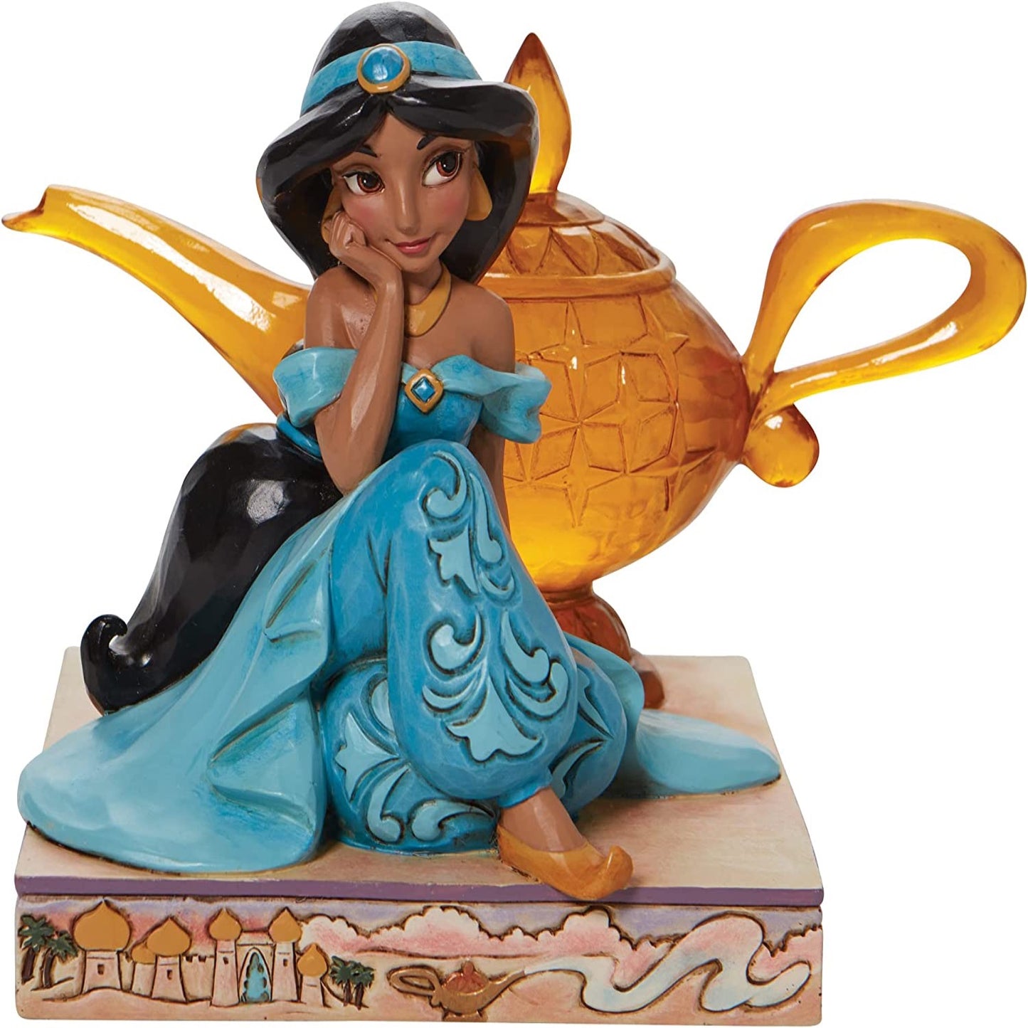 Jim Shore Disney Traditions Jasmine & Genie Lamp